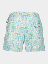 Fedeli Palm Tree Print Swim Shorts
