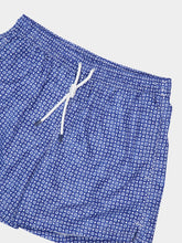 Fedeli Blue Printed Swim Shorts
