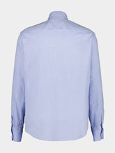 Valentino Garavani Azure Oxford Cotton Shirt with Vlogo