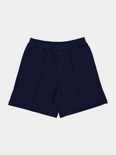 Valentino Garavani Blue Cotton Jersey Shorts with Seam Detail