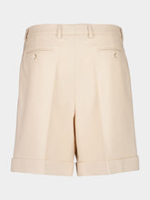 Valentino Garavani Butter Wool Gabardine Bermuda Shorts