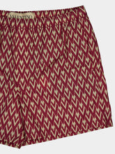 Valentino Garavani Red and CreamToute la V Print Swim Shorts