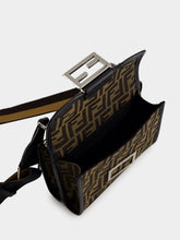 Fendi Double Baguette Brown FF Jacquard Bag