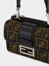 Fendi Double Baguette Brown FF Jacquard Bag