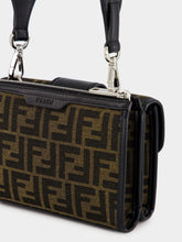 Fendi Double Baguette Brown FF Jacquard Bag