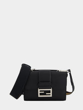 Fendi Double Baguette Black Leather Bag