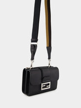 Fendi Double Baguette Black Leather Bag