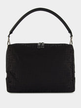 Fendi Black Lui Large Bag in FF Nylon and Calf Leather