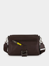 Fendi Brown Leather Flux Messenger Bag