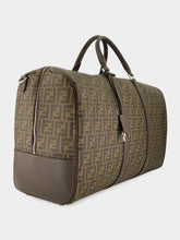 Fendi Brown FF Large Duffle Travel Bag