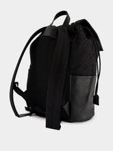 Fendi Black Flux Backpack in FF Nylon and Calf Leather