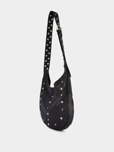 Valentino Garavani Black Studded Nappa Hobo Bag
