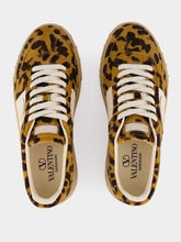 Valentino Garavani Animal Print Pony-Effect Upvillage Trainers
