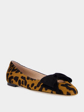 Animal Print Bow Ballerina Flats