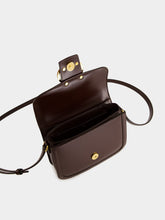 Valentino Garavani Oak Brown 9to5 Leather Shoulder Bag