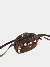 Valentino Garavani Brown Nellcôte Studded Crossbody Bag