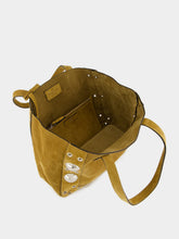 Valentino Garavani Havana Beige Nellcôte Suede Medium Tote