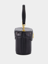 Valentino Garavani Black Shiny Leather Vanity Bag