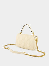 Valentino Garavani Butter White Quiltie Small Top Handle Bag