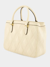 Valentino Garavani Butter White Quiltie Double Handle Bag