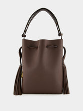 Valentino Garavani Brown So Seau Leather Drawstring Bag