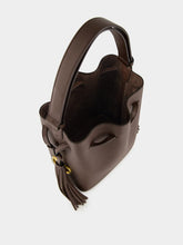 Valentino Garavani Brown So Seau Leather Drawstring Bag