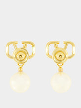 Valentino Garavani VLogo Signature Pearl Earrings Gold