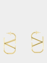 Valentino Garavani VLogo Signature Earrings Gold Brass