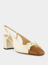 Valentino Garavani Butter and Tobacco Valet Du Roi Pumps