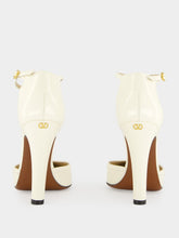 Valentino Garavani Ivory High-Heel Ankle Strap Sandals