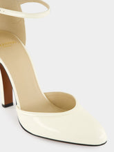 Valentino Garavani Ivory High-Heel Ankle Strap Sandals