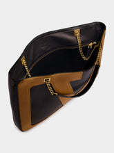 Valentino Garavani Black and Spice Viva Superstar Medium Shopping Bag