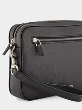 Valentino Garavani Black Leather Pouch with VLogo Signature