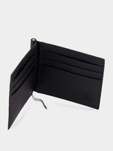 Valentino Garavani Black Grain Leather Bifold Wallet