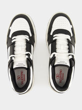 Valentino Garavani Black Freedots Calfskin Low-Top Sneaker