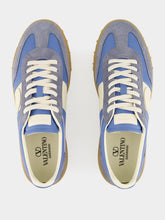 Valentino Garavani Blue and Ivory Upvillage Low-Top Sneaker