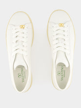 Valentino Garavani White Royco Trainer in Nappa Calfskin