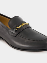 Valentino Garavani Black VLogo Signature Kidskin Loafers