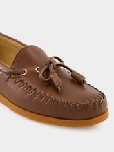 Valentino Garavani Bark Brown Palm Avenue Boat Shoes