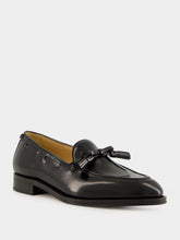 Valentino Garavani Black Bowshire Calfskin Loafers