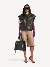 Balenciaga Moka Sleeveless Lambskin Blouson