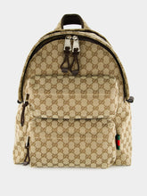 Gucci Beige Medium Backpack with GG Logo