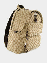 Gucci Beige Medium Backpack with GG Logo
