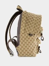 Gucci Beige Medium Backpack with GG Logo