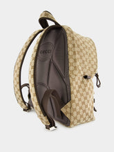 Gucci Beige Medium Backpack with GG Logo