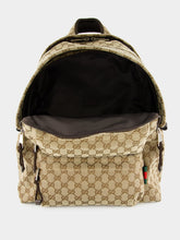 Gucci Beige Medium Backpack with GG Logo