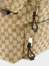 Gucci Beige Medium Backpack with GG Logo