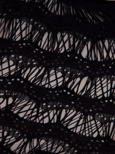 Saint Laurent Black Ladder-Knit Bodysuit