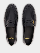 Saint Laurent Black Le Loafer Penny Slippers