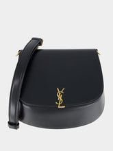 Saint Laurent Voltaire Top Handle Bag in Black Box Leather